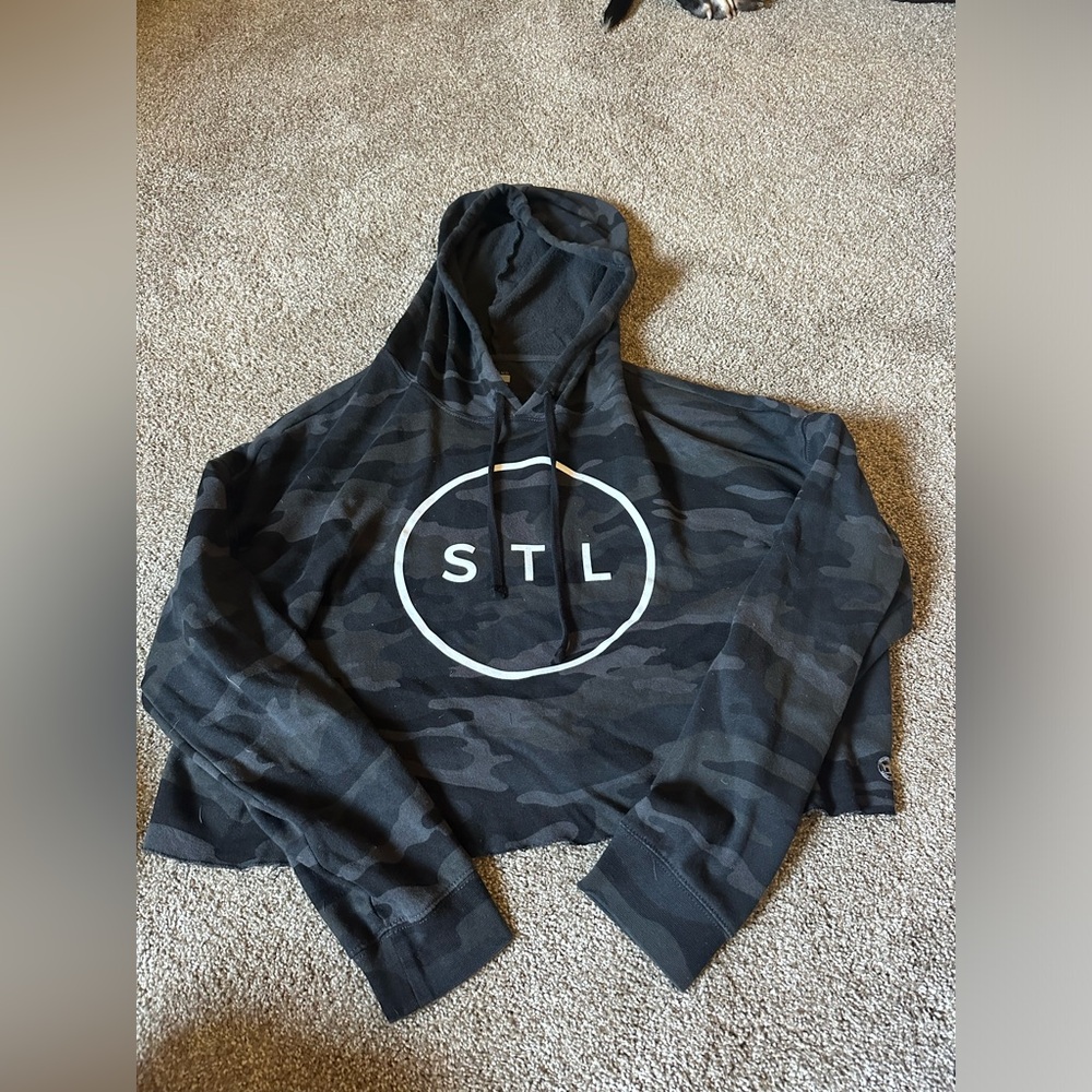 Arch apparel cropped stl hoodie